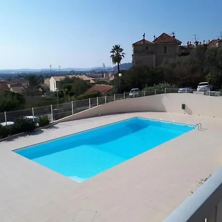 3 Pieces 62m2 Balcon Vue Acces Piscine Tennis * Hyeres